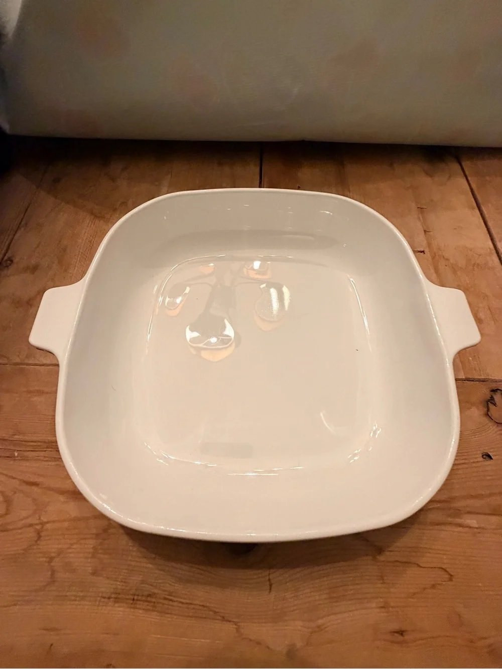 Vintage Blue Floral Casserole Dish